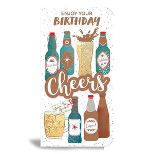 Enjoy Your Birthday Cheers Greeting Card