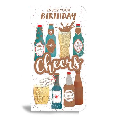 Enjoy Your Birthday Cheers Greeting Card