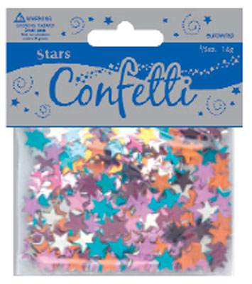 Multi Colour Stardust Metallic Confetti 14g