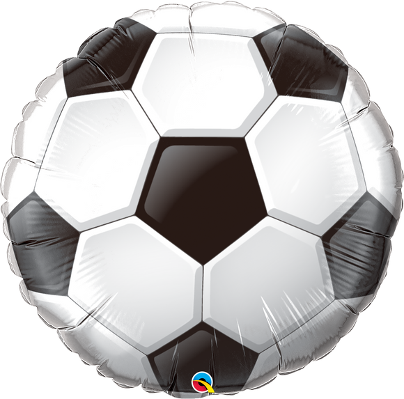 Football/Soccer Supershape Helium Filled Foil Balloon