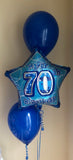 3 Balloon Cluster Consisting of 1 x 18" Printed Foil Balloon And 2 x Latex Balloons