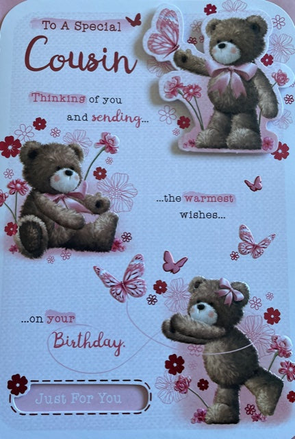 To A Special Cousin Birthday Greeting Card
