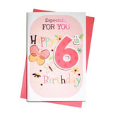 Especially For You Happy 6th Birthday Greeting Card