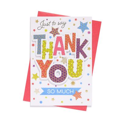 Just To Say Thank You Greeting Card