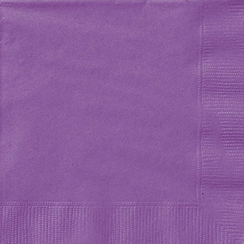 Pretty Purple Party Napkins x20