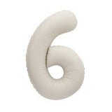 Nude Matte Number Supershape Helium Filled Foil Balloon