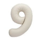 Nude Matte Number Supershape Helium Filled Foil Balloon