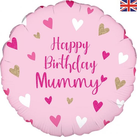 Happy Birthday Mummy Helium Filled Foil Balloon