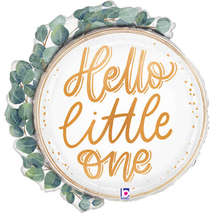 Hello Little One Baby Eucalyptus Supershape Foil Balloon