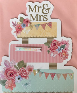 Mr & Mrs Wedding Day Greeting Card