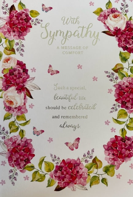 With Sympathy Greeting Card