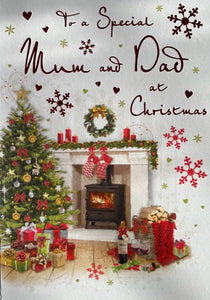 To A Special Mum And Dad Christmas Greeting Card