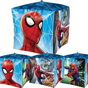 Spiderman Cubez Helium Filled Foil Balloon