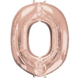 Rose Gold 16" Air Fill Letter & Symbol Foil Balloon