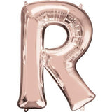 Rose Gold 16" Air Fill Letter & Symbol Foil Balloon