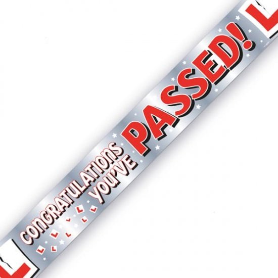 Congratulations You've Passed Driving Test Banner