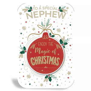 To A Special Nephew Christmas Greeting Card