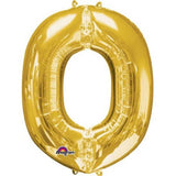 Gold 16" Air Fill Letter & Symbol Foil Balloon