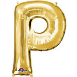 Gold 16" Air Fill Letter & Symbol Foil Balloon