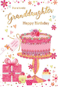 For A Lovely Granddaughter Birthday Greeting Card