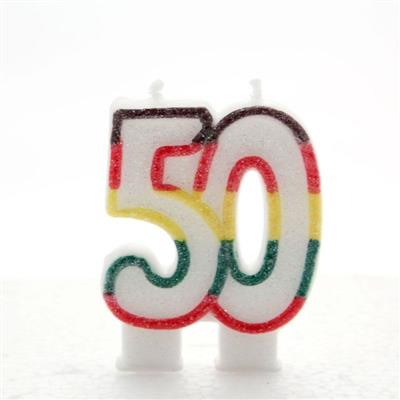 Number Candle Age 50
