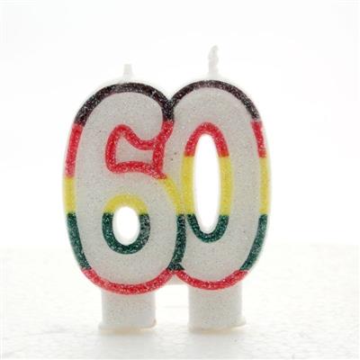 Number Candle Age 60