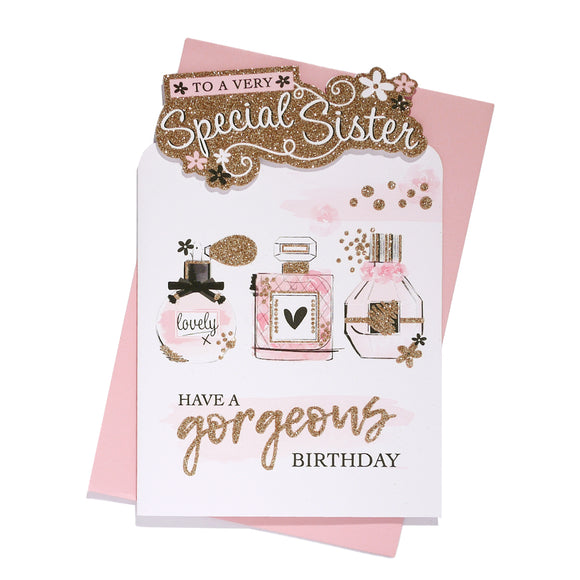 To A Very Special Sister Birthday Greeting Card