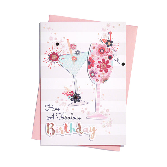 Have A Fabulous Birthday Greeting Card