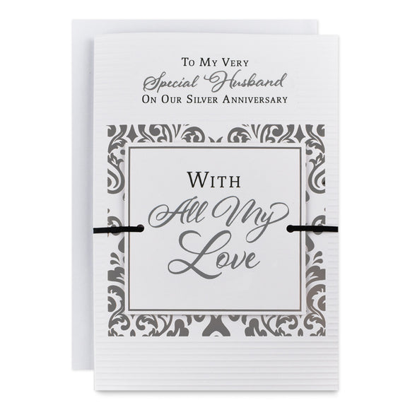 To My Very Special Husband On Our Silver Wedding Anniversary Greeting Card