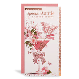 To A Very Special Auntie Birthday Greeting Card