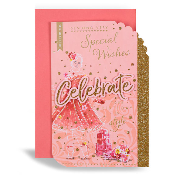 Sending Very Special Wishes Birthday Greeting Card