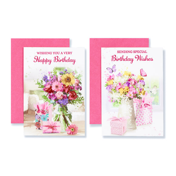 Flowers Birthday Greeting Card