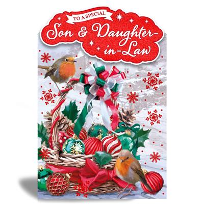 To A Special Son And Daughter-In-Law Christmas Greeting Card