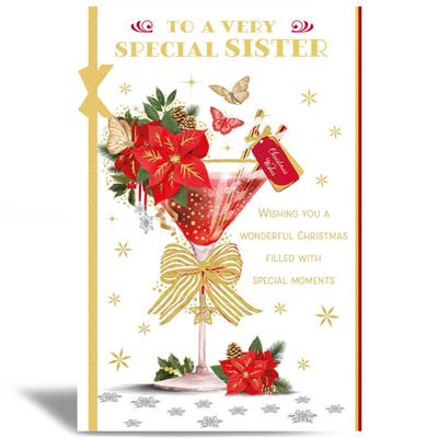 To A Very Special Sister Christmas Greeting Card