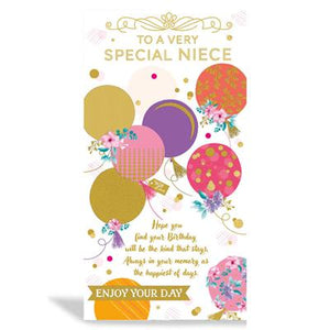 To A Very Special Niece Birthday Greeting Card