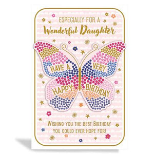 Especially For A Wonderful Daughter Birthday Greeting Card