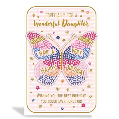 Especially For A Wonderful Daughter Birthday Greeting Card