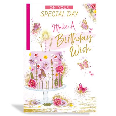On Your Special Day Cake Birthday Greeting Card