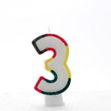 Rainbow Number Candles in 0-9