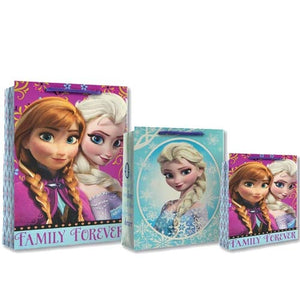 Disney Frozen Medium Gift Bag (Blue Background With Elsa)