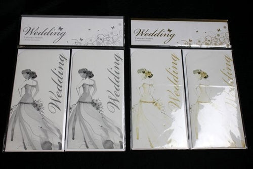 Wedding Day Money Wallets x2