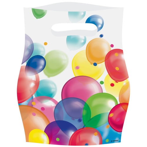 Balloon Fiesta Party Loot Bags x8