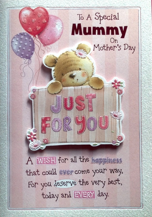 To A Special Mummy On Mother's Day Greeting Card