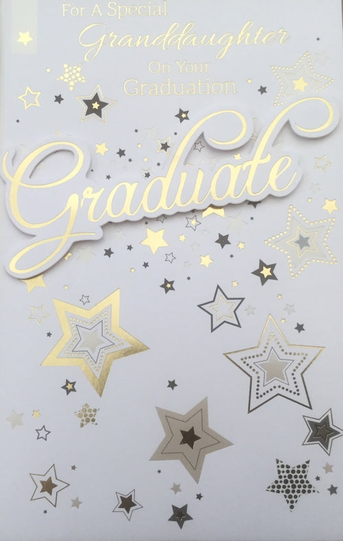 For A Special Granddaughter On Your Graduation Greeting Card
