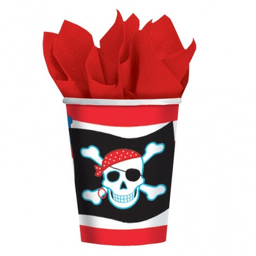 Pirate Paper Party Cups x8