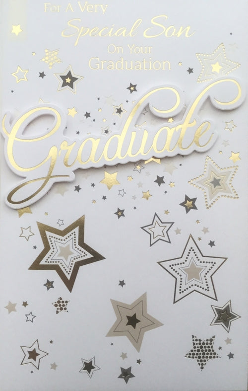 For A Very Special Son On Your Graduation Greeting Card