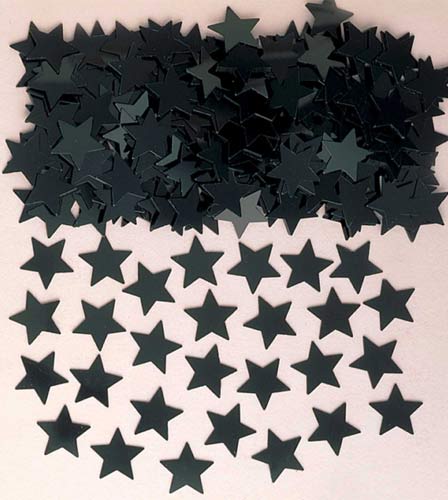 Black Stardust Metallic Confetti 14g