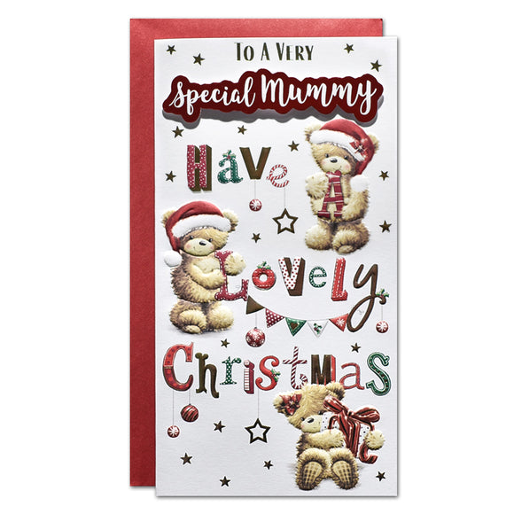 To A Very Special Mummy Christmas Greeting Card.
