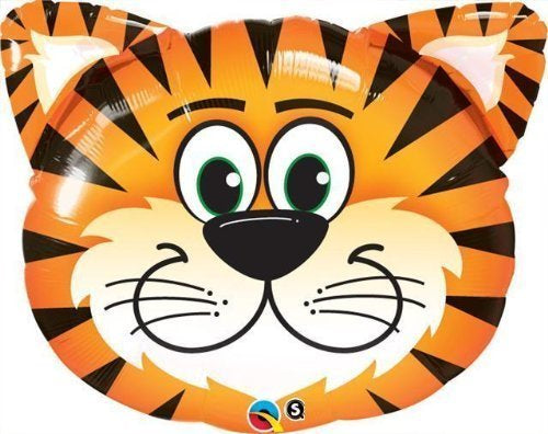 Tiger Supershape Helium Filled Foil Balloon