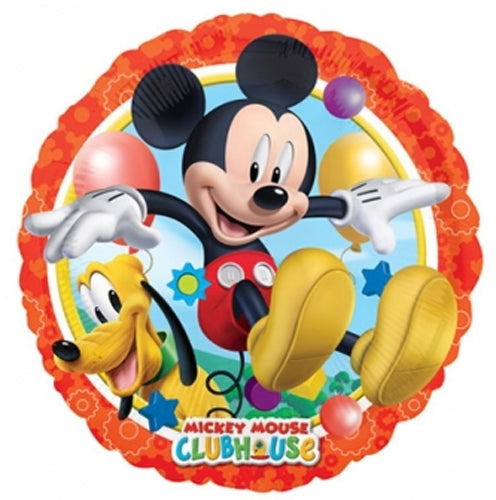 Mickey Mouse And Pluto Helium Filled Foil Balloon